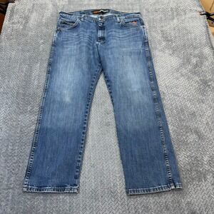 Wrangler FR Jeans Men 40x29 Advanced Comfort Blue Denim Flame Resistant Workwear
